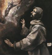 GRECO, El St. Francis Receiving the Stigmata dfh china oil painting reproduction